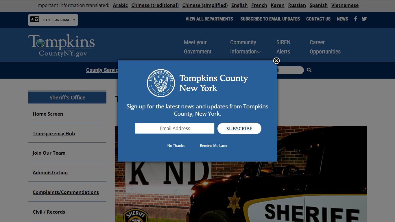 Tompkins County Sheriff's Office